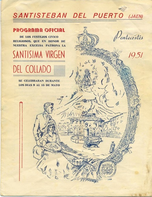 Fiestas de Pascuamayo en honor de la Virgen del Collado 1951 Santisteban del Puerto